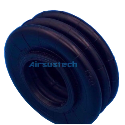 Soufflets en caoutchouc de PS 258 industriels triples de DUNLOP de Firestone W01-R58-4047 de ressorts pneumatiques des convolutions 10×3