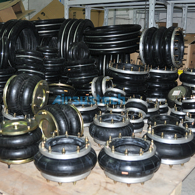 Soufflets en caoutchouc de PS 258 industriels triples de DUNLOP de Firestone W01-R58-4047 de ressorts pneumatiques des convolutions 10×3