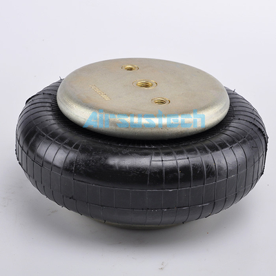 116 93027 airbag en caoutchouc 1/4NPTF 135mm de plat compliqué simple de perle du ressort pneumatique de
