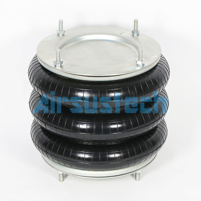 Airbags industriels compliqués triples W01-R58-4062 de soufflets de Firestone d'acier au carbone des ressorts pneumatiques 12x3