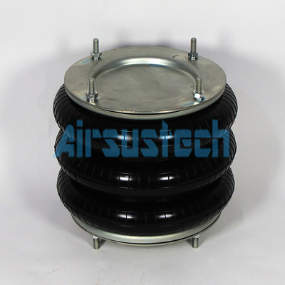 airbag compliqué industriel de la vibration 100mm de ressorts pneumatiques de 12x3 AIRSUSTECH
